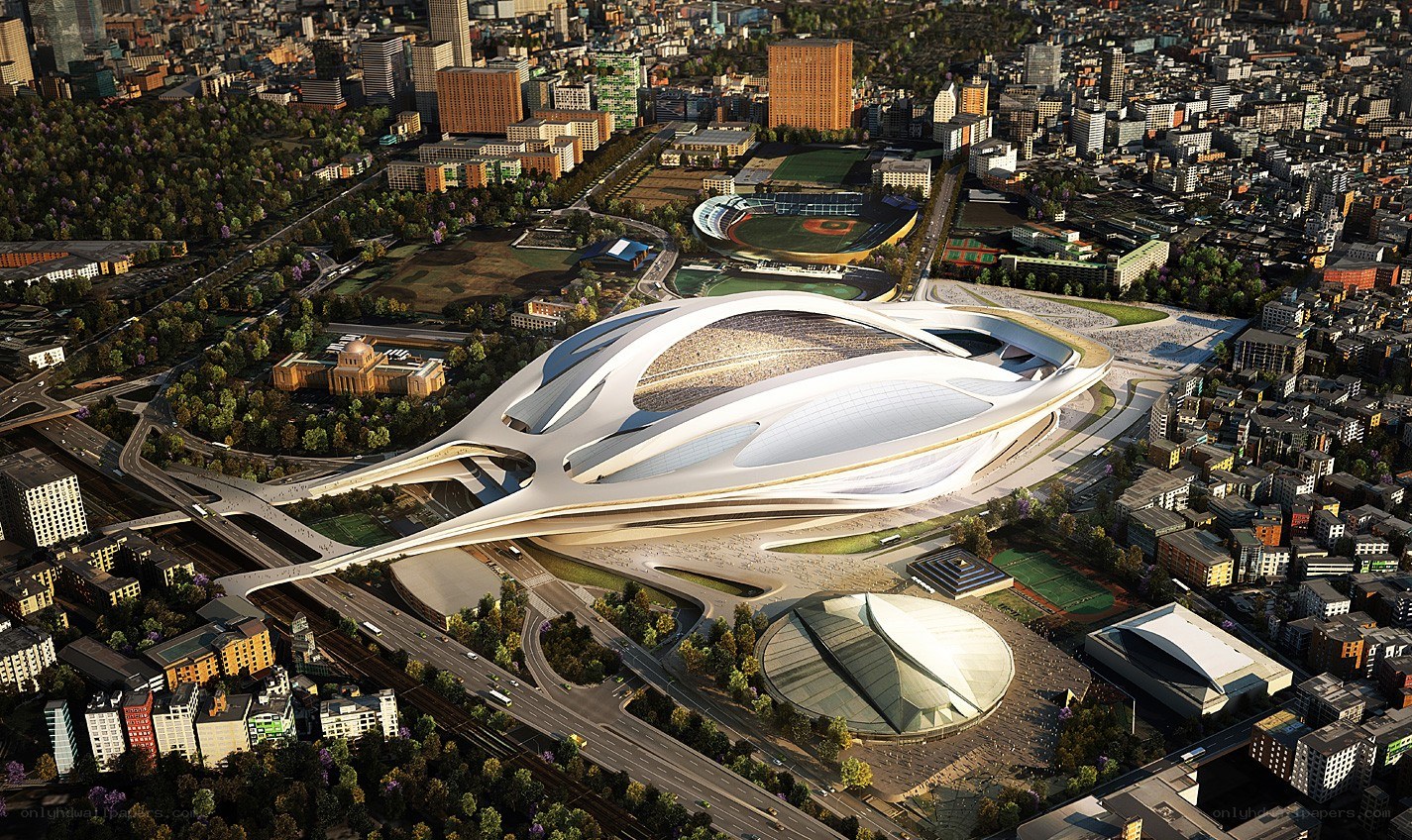 Futuristic stadium design