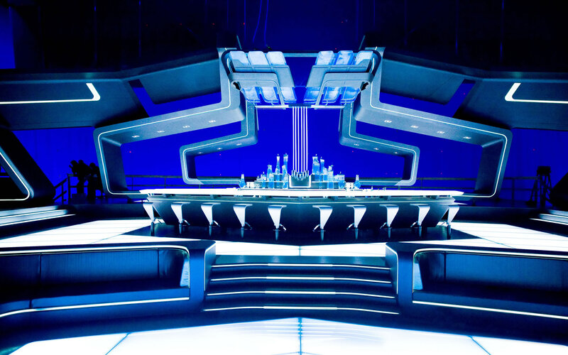 futuristic stage design