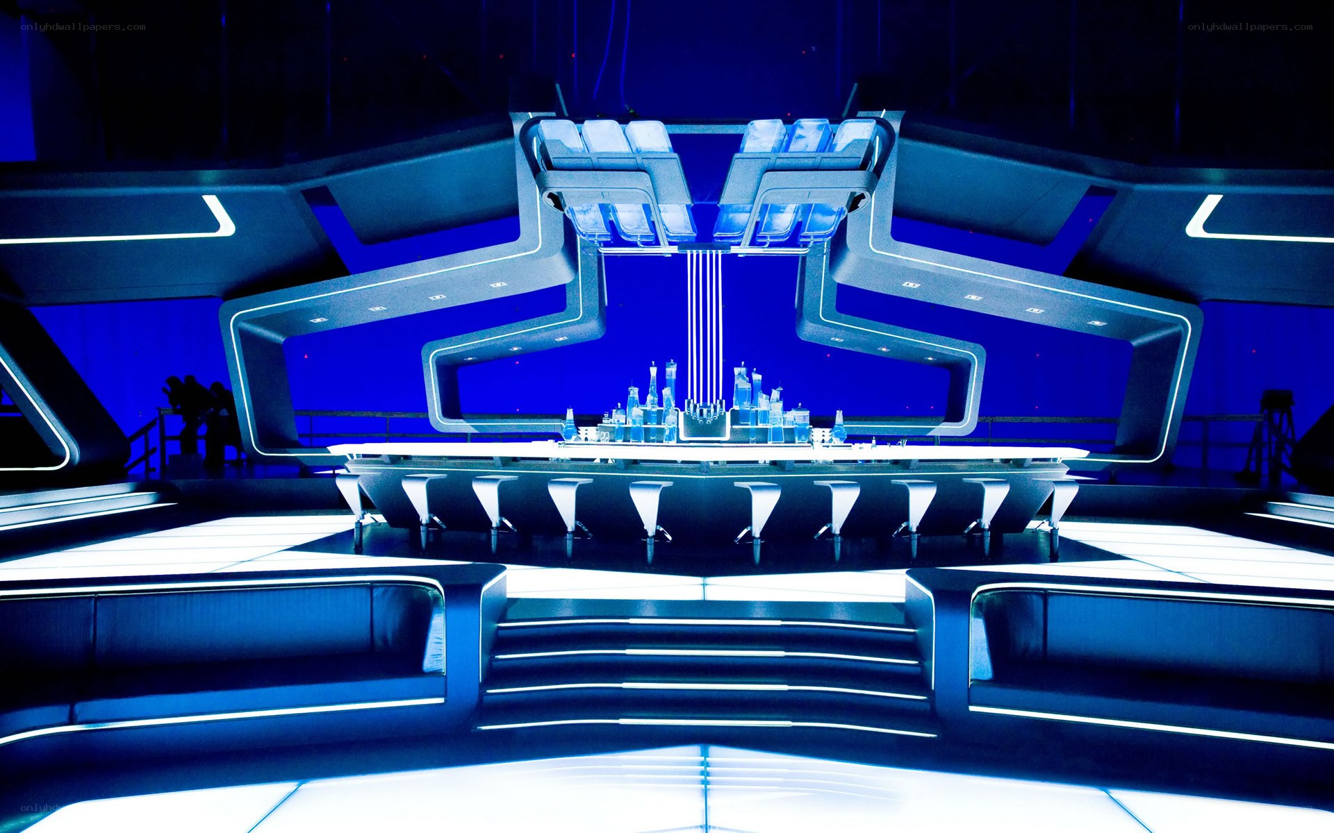 futuristic stage design