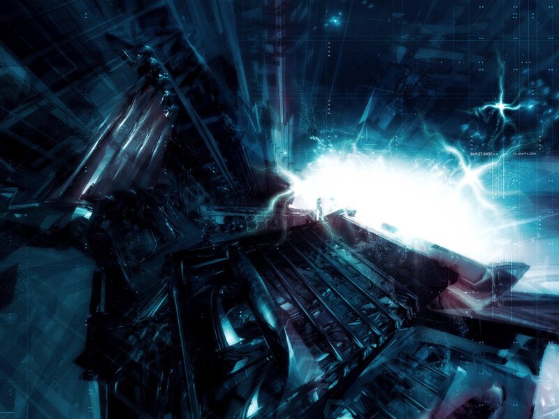 Futuristic Structure Explosion