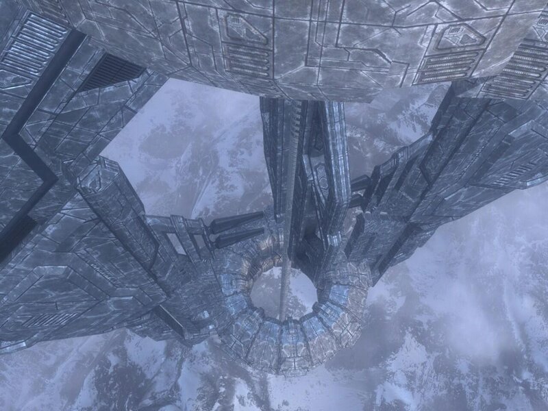 Futuristic Structure — Gray, Cold, Vast