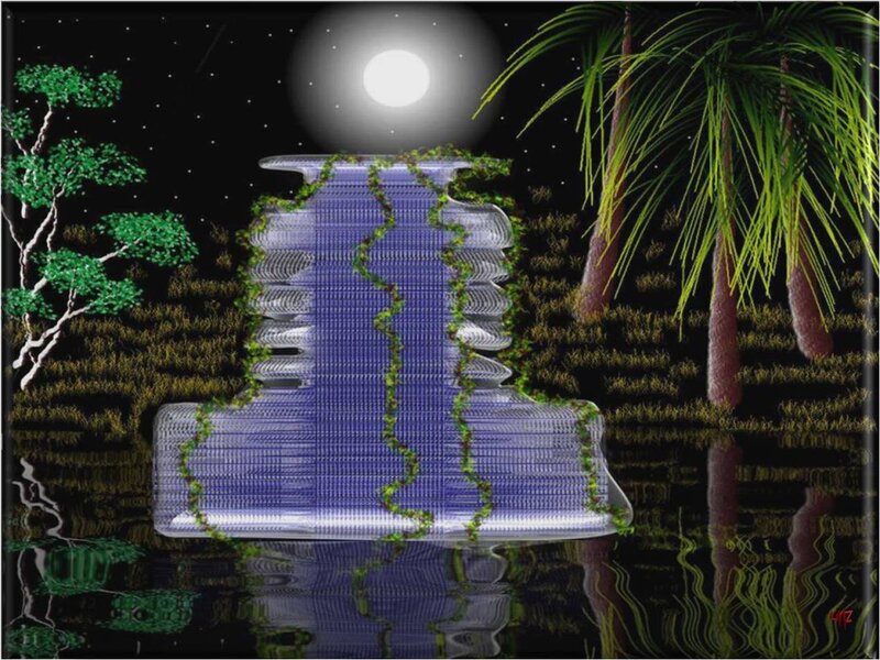 Futuristic Structure in Water