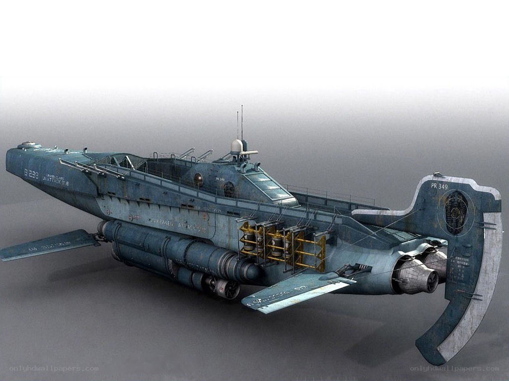 futuristic submarine aircraft