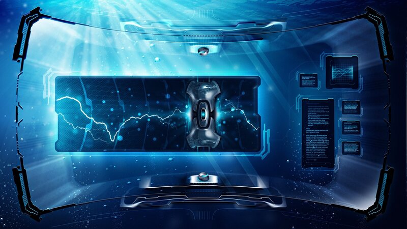 Futuristic Submarine Interface
