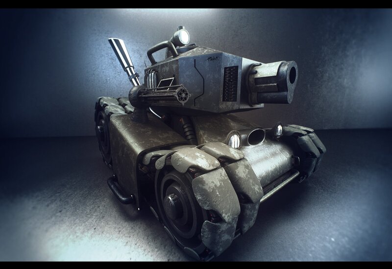 futuristic tank concept art