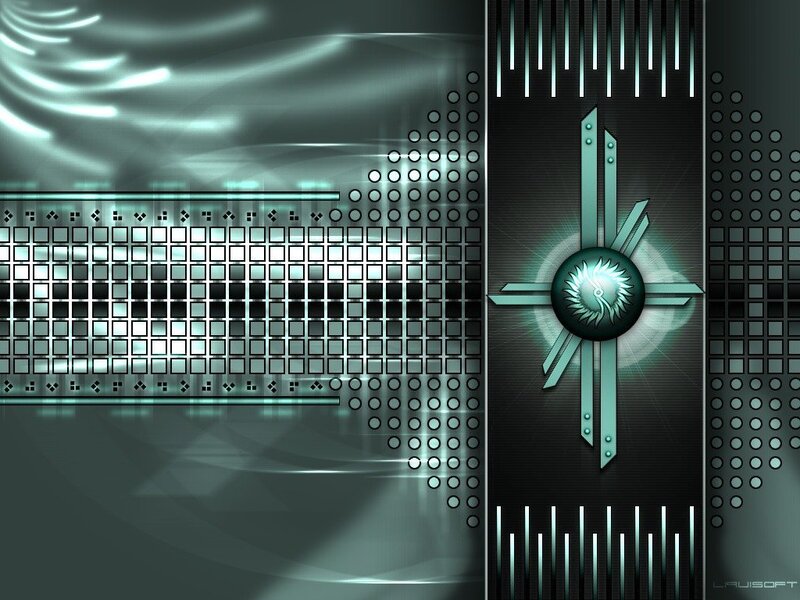 futuristic teal digital design