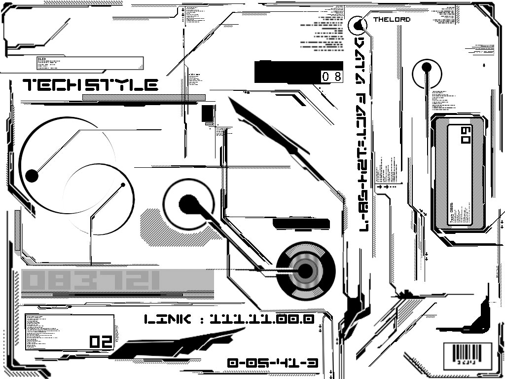 futuristic tech interface design