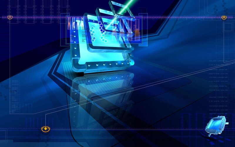 futuristic technology interface