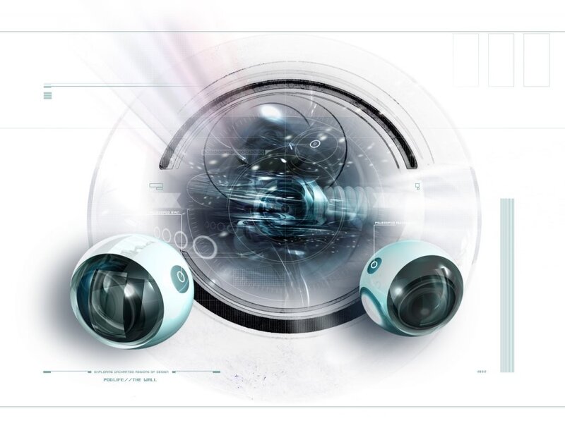 futuristic technology interface