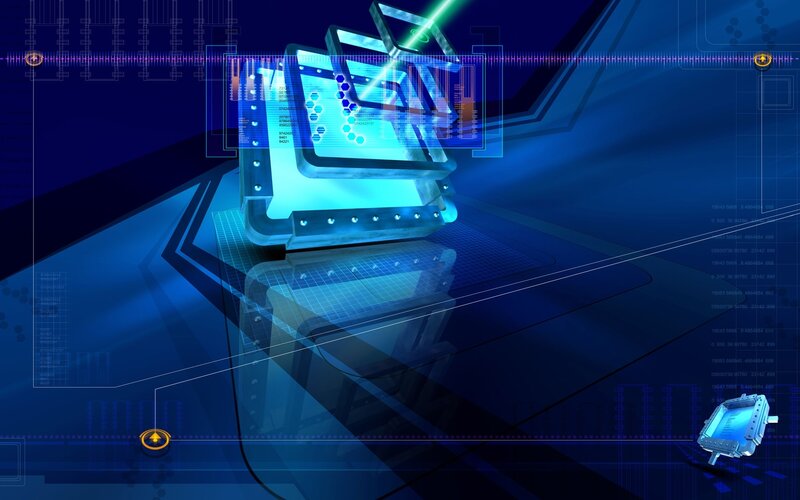 futuristic technology interface