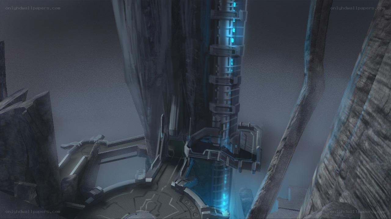 futuristic tower structure
