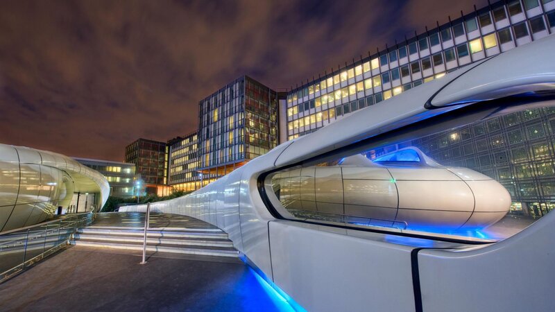 Futuristic Train Model