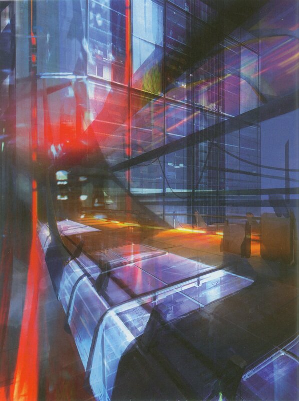 Futuristic Train Station — Red