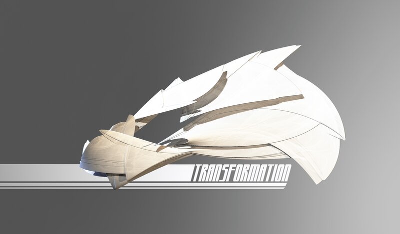 futuristic transformation concept