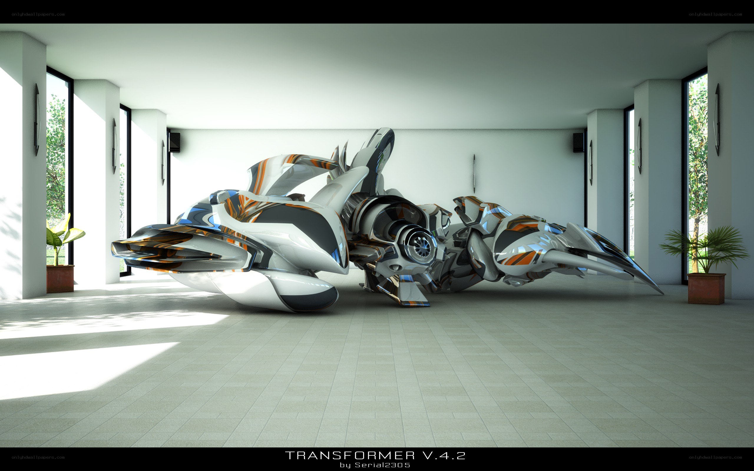 Futuristic Transformer Vehicle