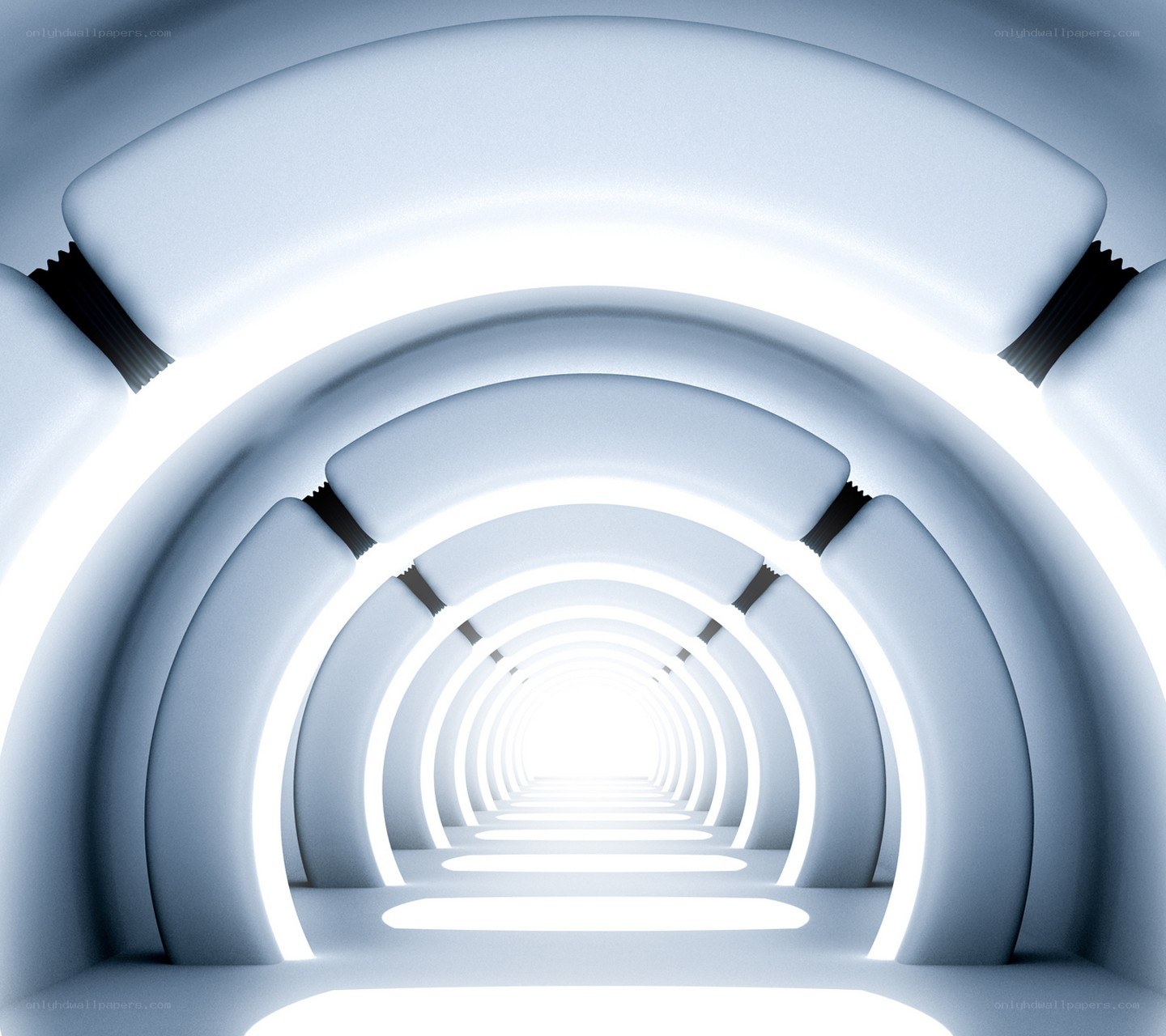 futuristic tunnel corridor
