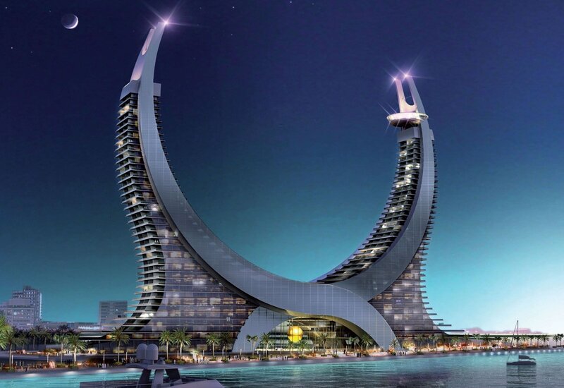 Futuristic Twin Towers