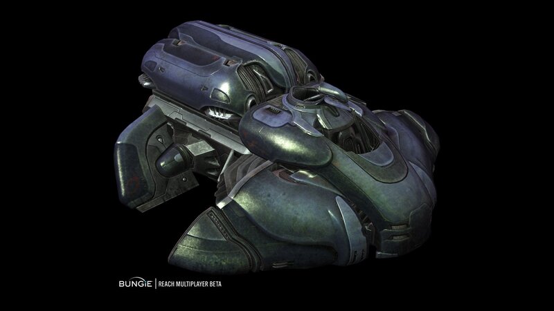Futuristic Vehicle — Black, Dark