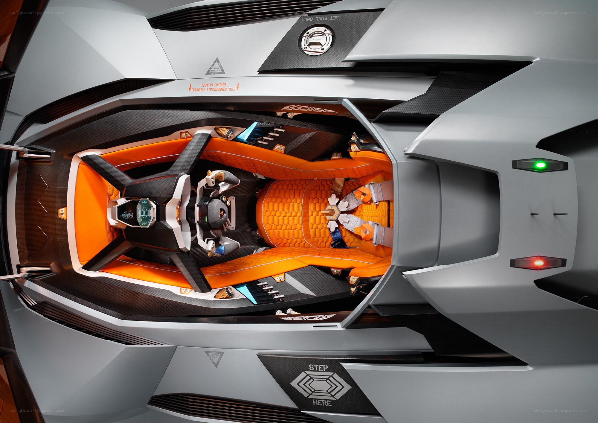 futuristic vehicle cockpit