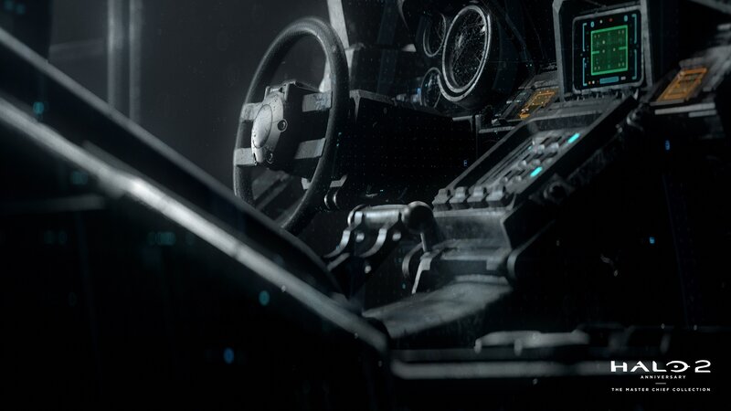Futuristic Vehicle Cockpit — Black, Dark