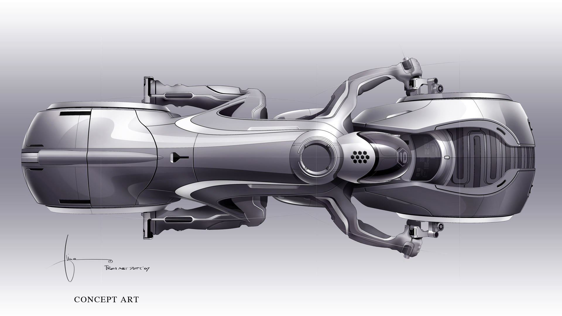 futuristic vehicle concept art