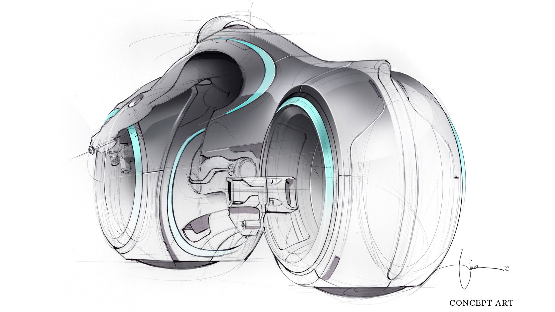 futuristic vehicle concept art