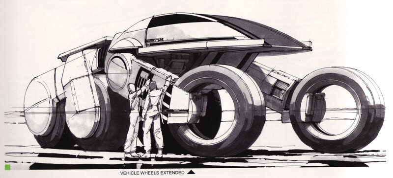 futuristic vehicle concept art