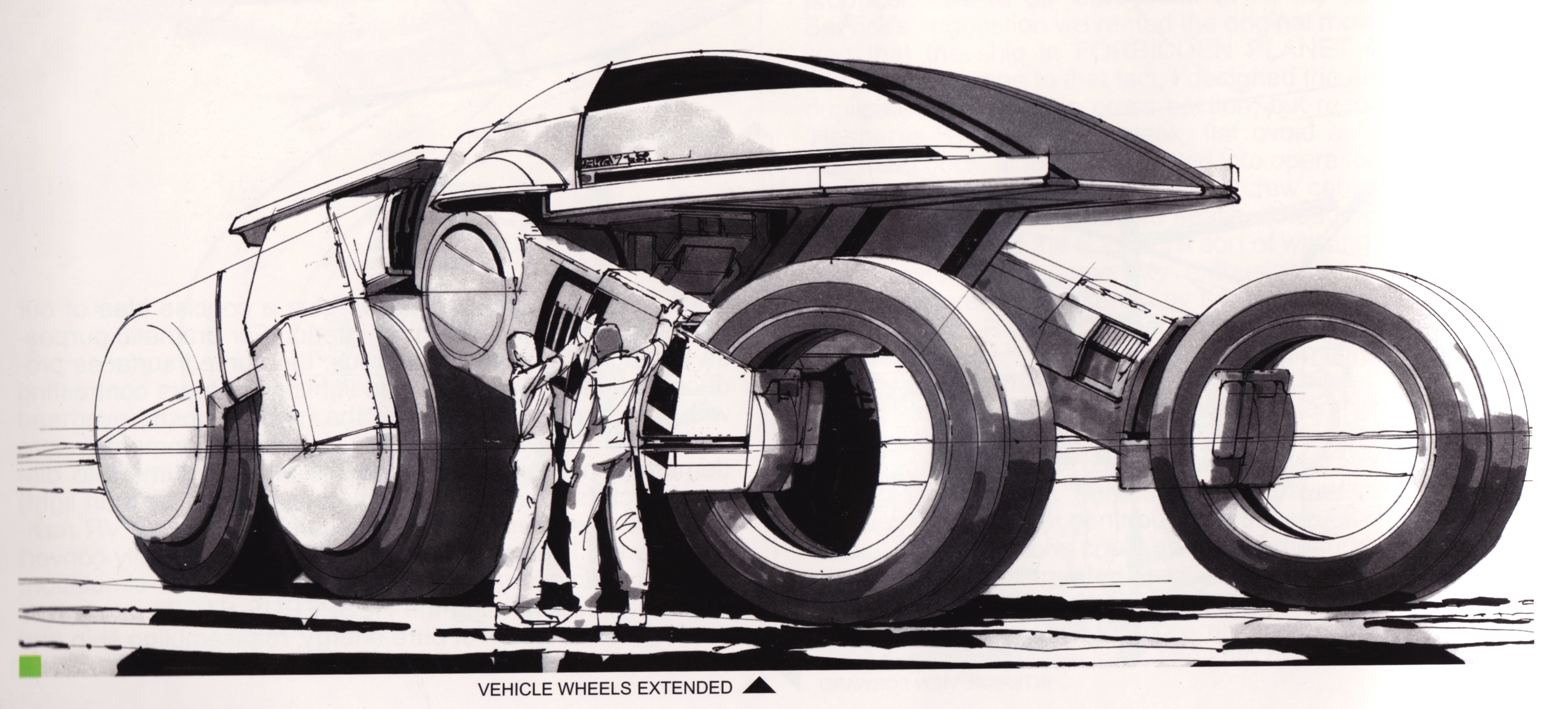 futuristic vehicle concept art