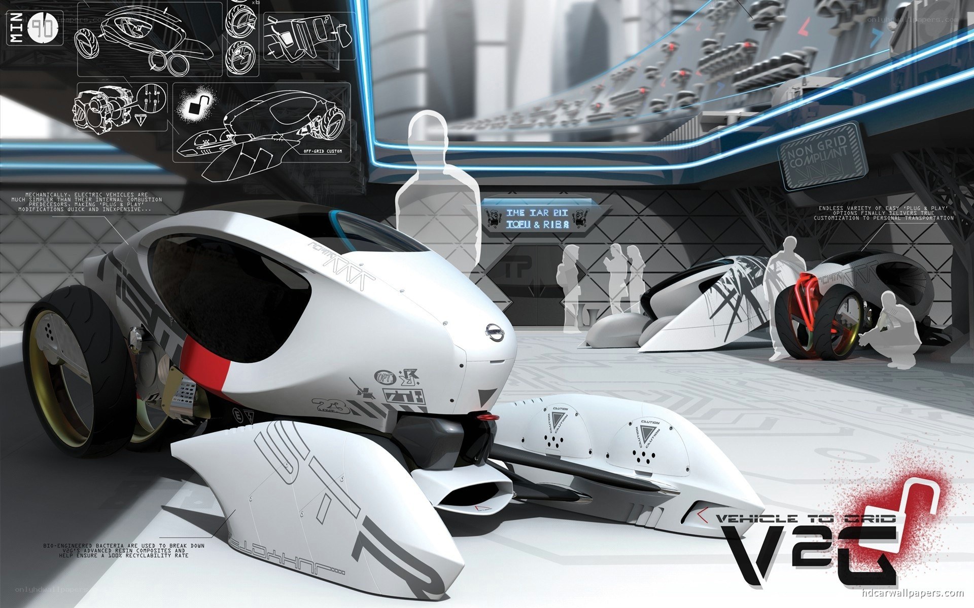 futuristic vehicle design