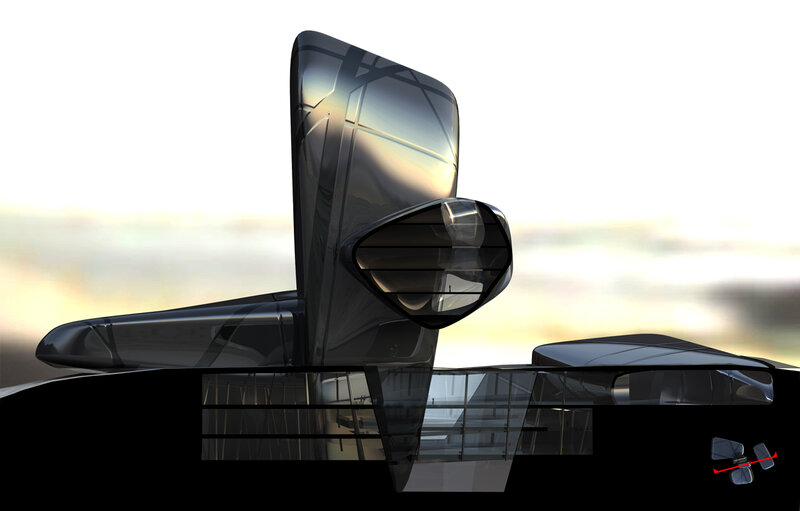 Futuristic Vehicle Design — Black