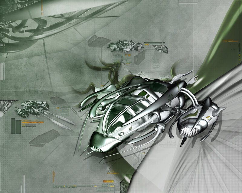 Futuristic vehicle design concept