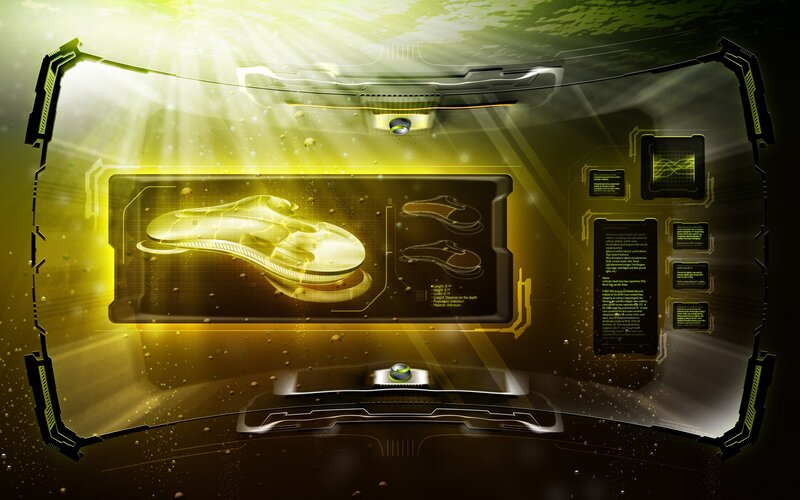 Futuristic Vehicle Design — Yellow
