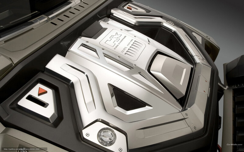 futuristic vehicle engine