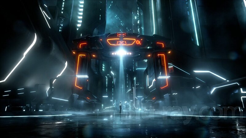 Futuristic Vehicle in Corridor — Black