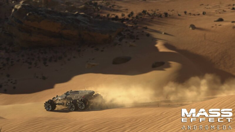 Futuristic Vehicle in Desert — Brown, Desolate