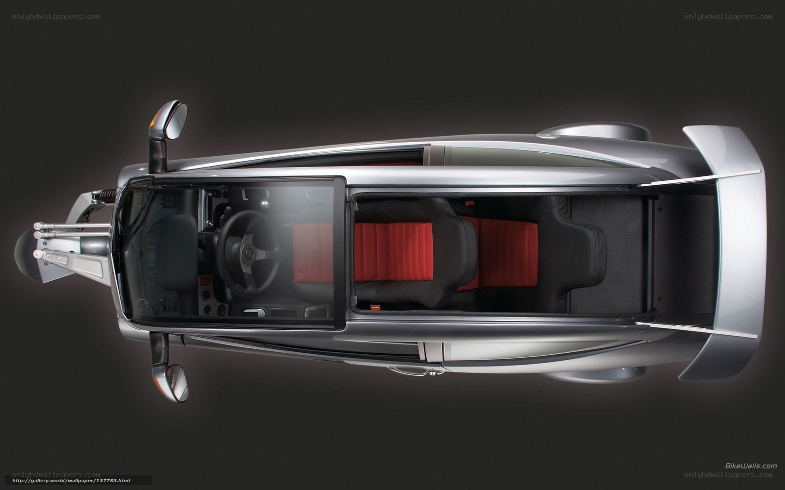 futuristic vehicle interior view