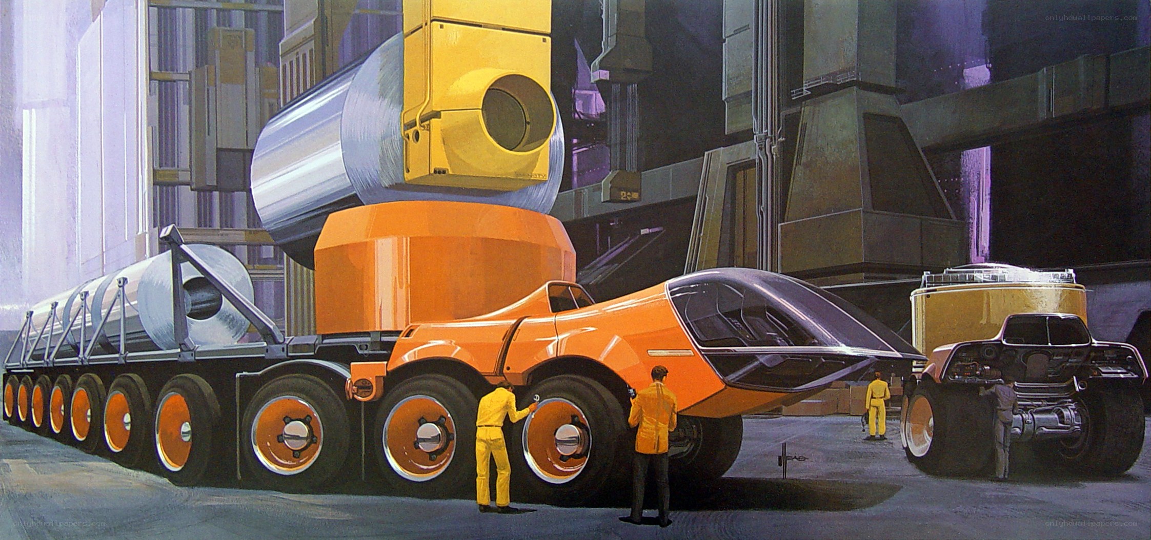 Futuristic vehicle transport