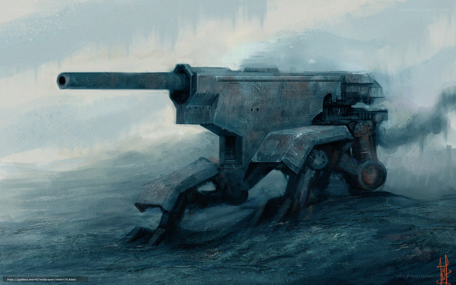 futuristic war machine