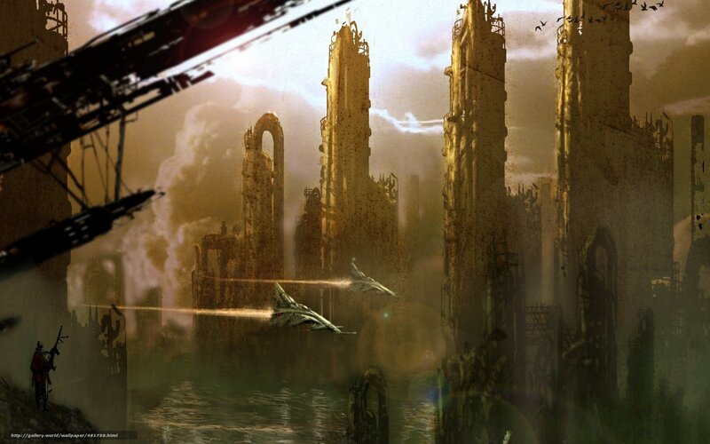Futuristic War Scene