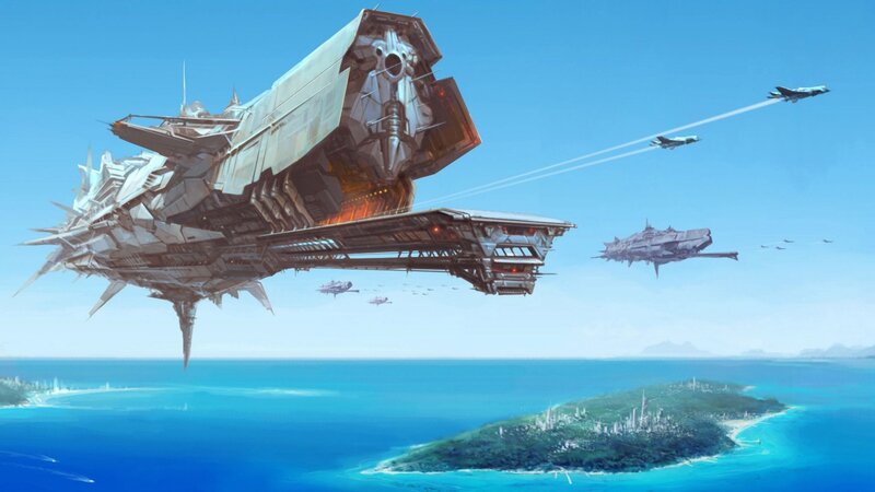 Futuristic Warships