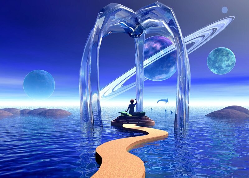 Futuristic water world