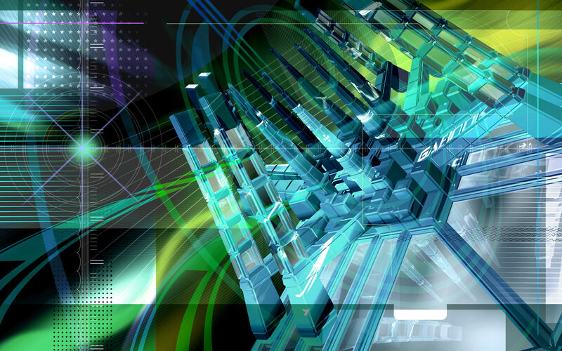 Futuristic Weapon Array — Teal