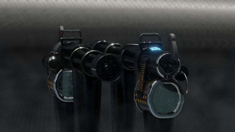 Futuristic Weapon Array