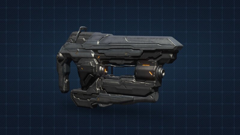 Futuristic Weapon — Black, Neutral