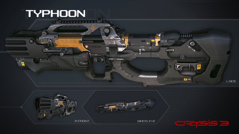 Futuristic Weapon — Black