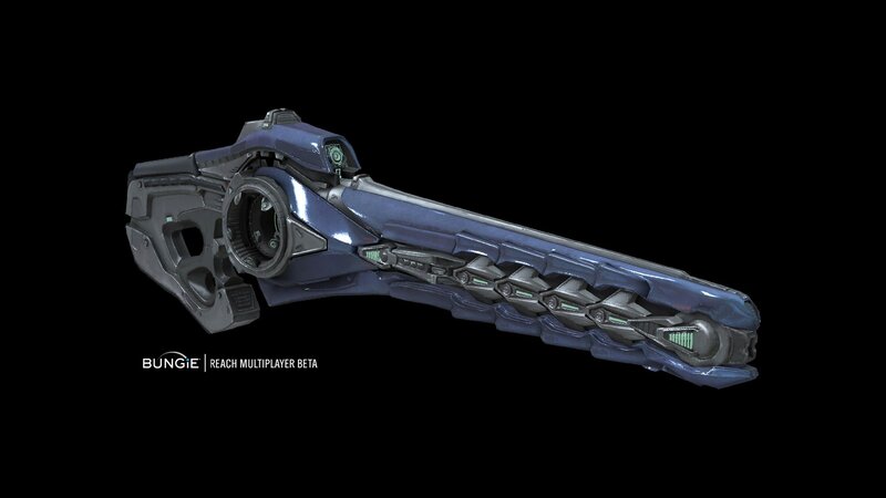 Futuristic Weapon — Blue, Dramatic