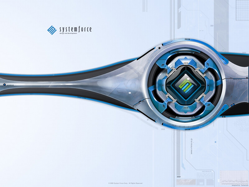 Futuristic Weapon Design — Blue, Technological