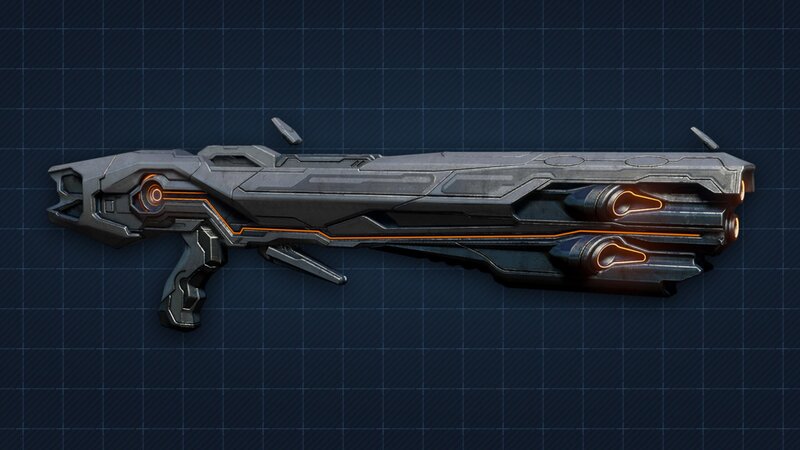 Futuristic Weapon — Gray, Technological