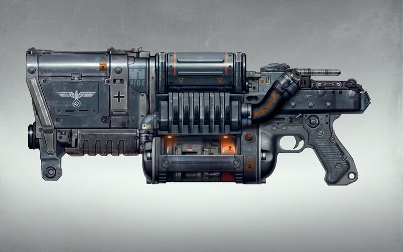 Futuristic Weapon — Gray