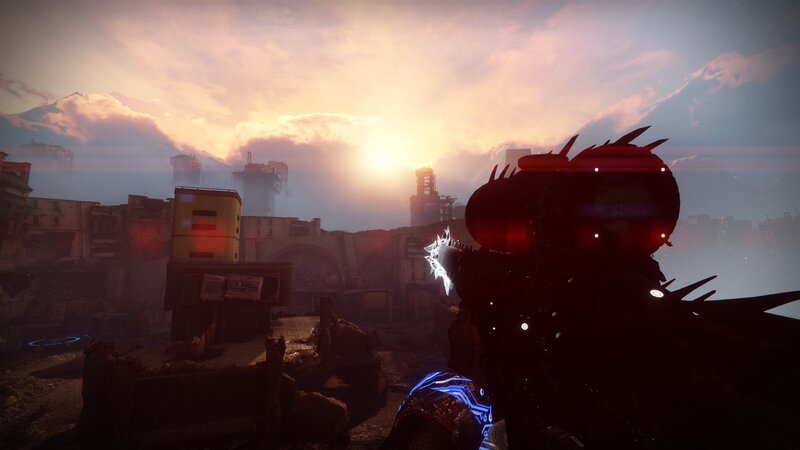 Futuristic Weapon in Ruins